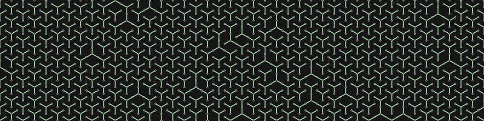  Hexagonal Maze pattern abstract illustration