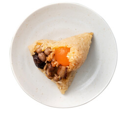 Zongzi, rice dumpling - Design concept of famous food in duanwu dragon boat festival.