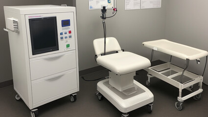 Hospital Tables, Instruments, Beds, Interiors, Devices