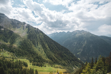 Alpenlandschaft im Kaunertal / Österreich