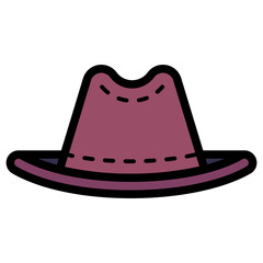 cowboy hat illustration