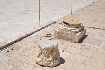 Naklejka premium Great Mosque of Sidi Ukba, Kairouan, Tunisia