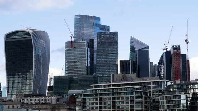 4K UK London's financial district, the City of London, is the historic and economic center of London. Home to financial institutions, stock exchanges and multinational corporations