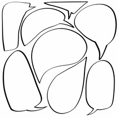chat, cartoon, icon, balloon, comic, message, design, communication, bubbles, illustration, speak, sign, icon speech bubbles