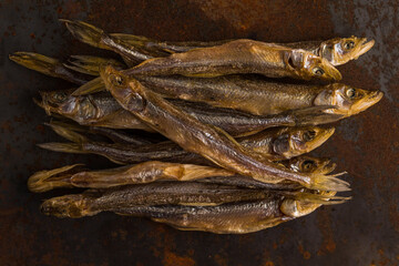 Salty dry river fish