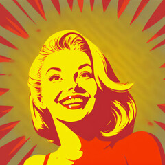 Portrait of young beautiful woman