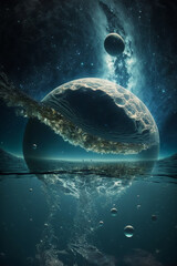 planet in space