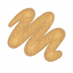 Gold Shining Paint Stain Hand Drawn Illustration brush stroke paint ornament decorate