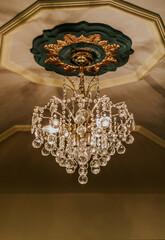 chandelier on the ceiling pic vertical