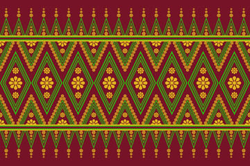 Geometric ethnic oriental pattern traditional Design for clothing, fabric, background, wallpaper, wrapping, batik.