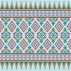 Geometric ethnic oriental pattern traditional Design for clothing, fabric, background, wallpaper, wrapping, batik.