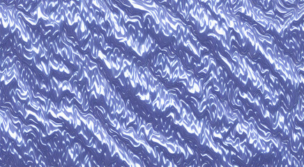 Groovy elegant wavy background texture - Bright blue