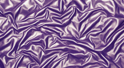 Vinyl plastic wrap texture - crumpled and stretched polyethylene