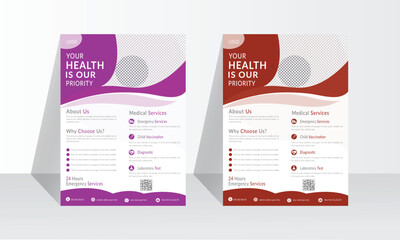 Hospital Flyer Design Template