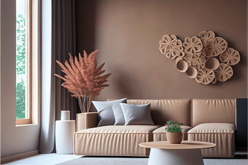 Luxury and modern living room interior, comfortable sofa,. Luxury lounge or reception 