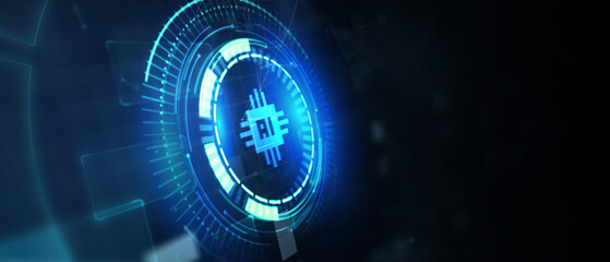 Internet of things - IOT concept. Businessman offer IOT products and solutions. 3d illustration