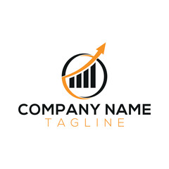 Financial dollar sign logo design.