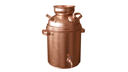 Indian samovar, 3D samovar, Copper samovar teapot, Milk pot