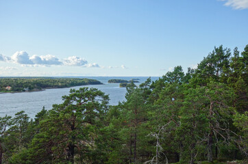 Fototapeta na wymiar View in the archipelago