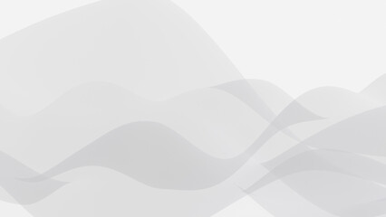 abstract white background with wavy flow lines