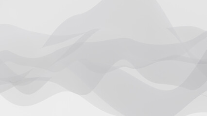 abstract white background with wavy flow lines