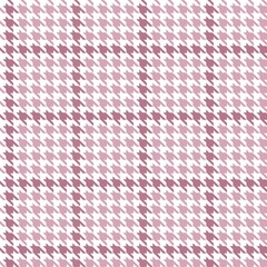 Houndstooth seamless pattern, pink and white, can be used in the design of fashion clothes. Bedding, curtains, tablecloths, notepads, gift wrapping paper