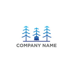 forest cleaner logo vector, nature logo inspiration