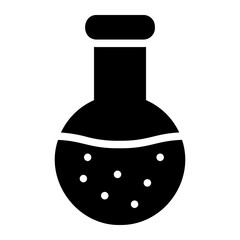 flask glyph icon