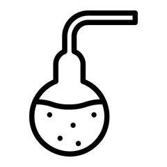 flask line icon