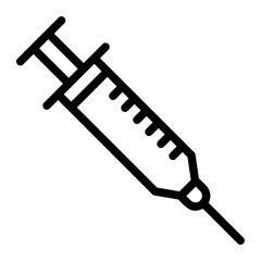 syringe line icon