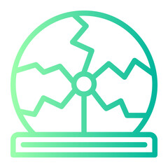 tesla ball gradient icon