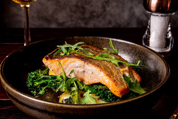 fish with vegetables