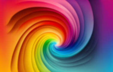 rainbow color gradient background. Generativ ai