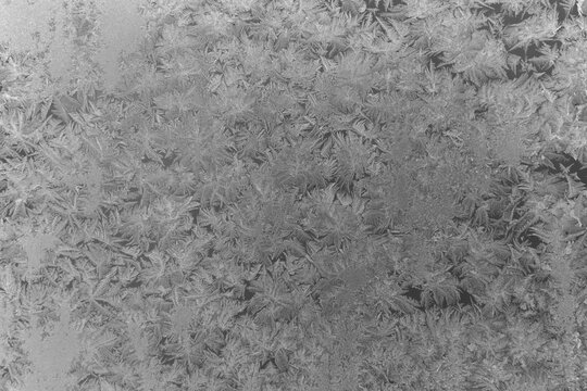 Frosty patterned glass with an abstract ice structure allows you to apply or add a frost effect