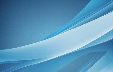abstract blue wave background, Illustration design generativ ai 