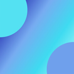 Social media post template gradient blue background design