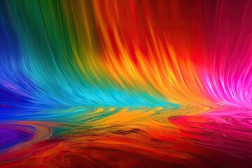 High-Resolution Image of a Colorful Abstract Fluid Paint Background, Perfect for Adding a Touch of Dynamic Energy to any Design or Wallpaper, Ideal for Adding a Pop of Color and Movement