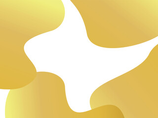 抽象的なリキッド背景　横位置　イエロー