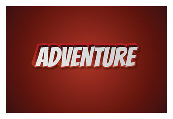 Adventure sale typography premium editable text effect
