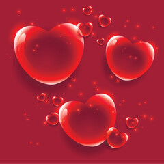 
Happy Valentine's Day, 14 Valentine, day of lovers, lovers, heart, valentine, hearts background
