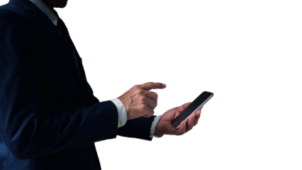 Businessman in action