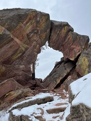 Hiking Royal Arch Trail In Boulder Colorado