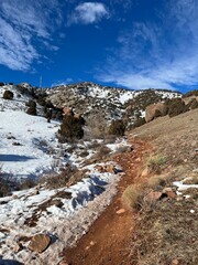 Fototapeta na wymiar Hiking The Foothills Of Morrison Colorado