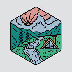 Sweet home graphic illustration vector art t-shirt design