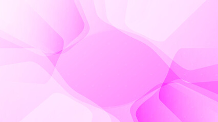 Pink colored premium fashionable abstract background with transparent lines, stripes, random geometric shapes. © indah