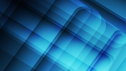 Modern abstract blue transparent geometry pattern background template. Digital network background, vector communication concept, overlapping object, blank space.
