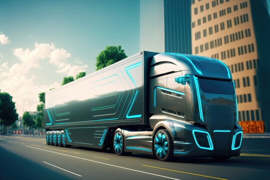 Future of autonomus cargo transportation, AV cargo truck, AV, Generative AI
