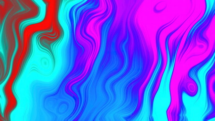 Wavy gradient colorful ink effect background