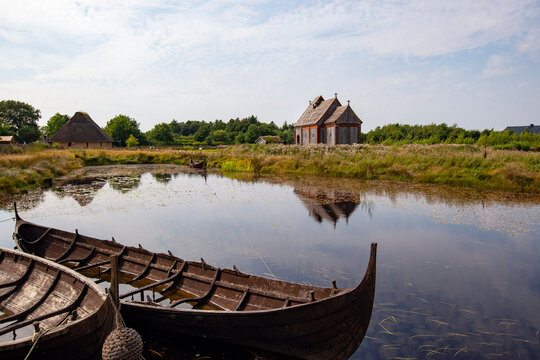 Viking Building on Water
