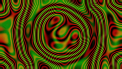 Green and red strip wavy gradient background